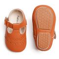 Zapatos de Vestir Estilo T-Strap Antideslizantes de Suela Suave para Bebé (Miel) – Félix & Flora