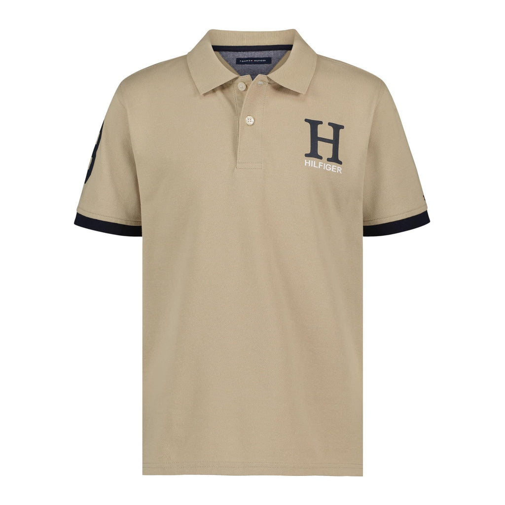 Tommy Hilfiger | Polo Piqué Matt Manga Corta Sándalo Niño Beige (8T - 16T)