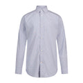 Tommy Hilfiger | Camisa de Vestir Manga Larga Estampado H Azul Niño (8T - 16T)