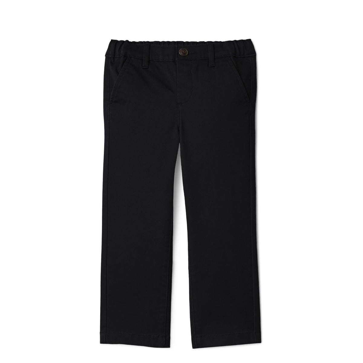 Amazon Essentials Pantalón Chino Niño | Negro • Ajustado • Cintura Elástica
