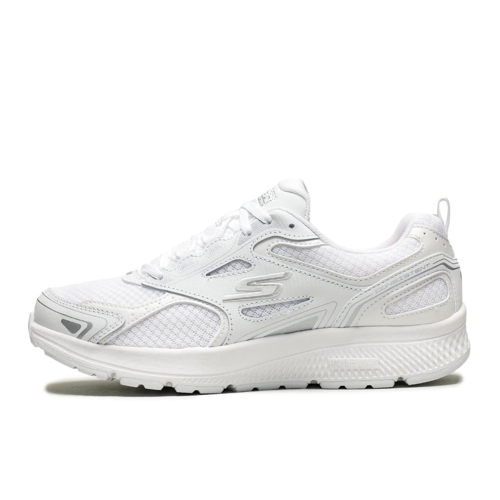 Skechers -Tenis Deportivos Go Run Consistent con Amortiguación Ultraligera para Mujer (Blanco Total) (Talla Adulta 35 - 41)