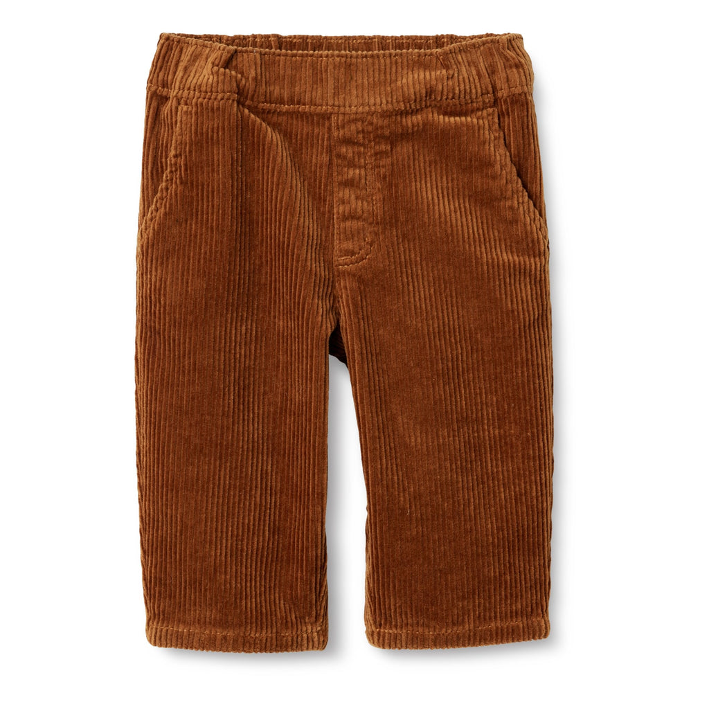 Amazon Essentials x Sofia Grainge Pantalón Pana Bebé/Niño | Caramelo/Cognac • Stretch • Cintura Elástica