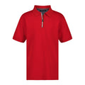 Tommy Hilfiger | Polo Manga Corta con Cremallera Rojo Niño (8T - 16T)