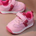 Zapatillas Deportivas de Malla Transpirable para Bebés y Niños Pequeños en Color Rosa con Cierre de Contacto y Suela Antideslizante (Ideales para Primeros Pasos) (Talla 20 - 25)