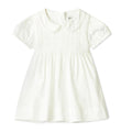 Amazon Essentials x Sofia Grainge | Vestido Satén Algodón Niña - Blanco Marfil