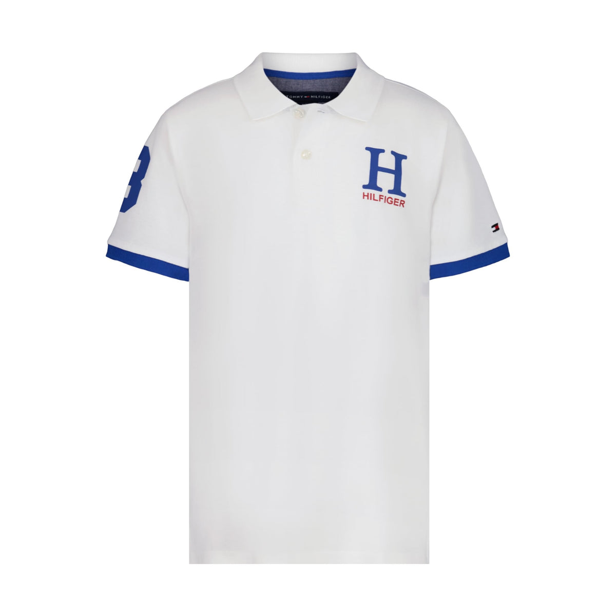 Tommy Hilfiger | Polo Piqué Matt Manga Corta Blanco Niño (8T - 16T)