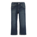 Levi's | Jeans Bootcut Denim Azul Oscuro Lavado Cintura Elástica Bebé Niño (3M - 4T)