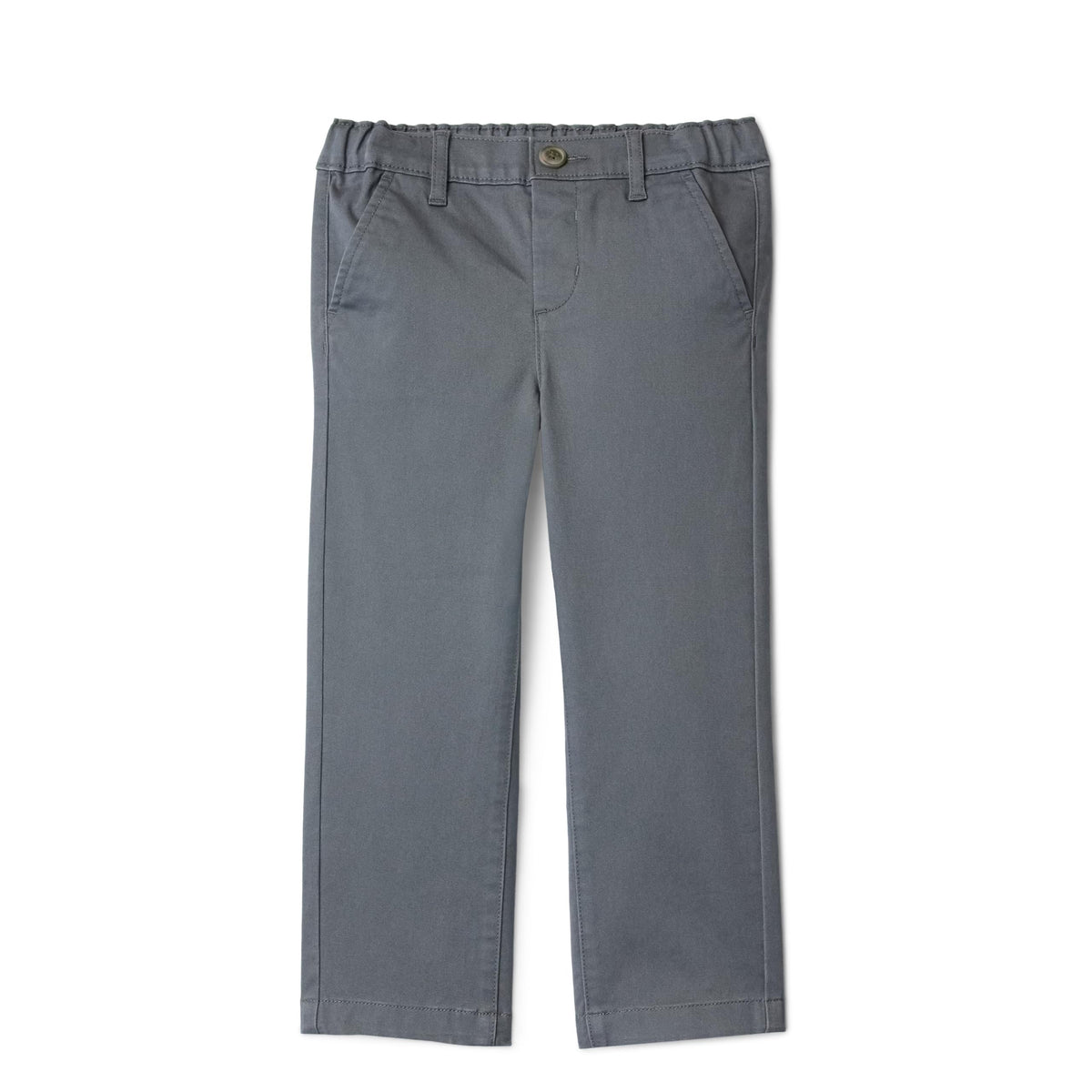Amazon Essentials Pantalón Chino Niño | Gris Hierro • Ajustado • Cintura Elástica