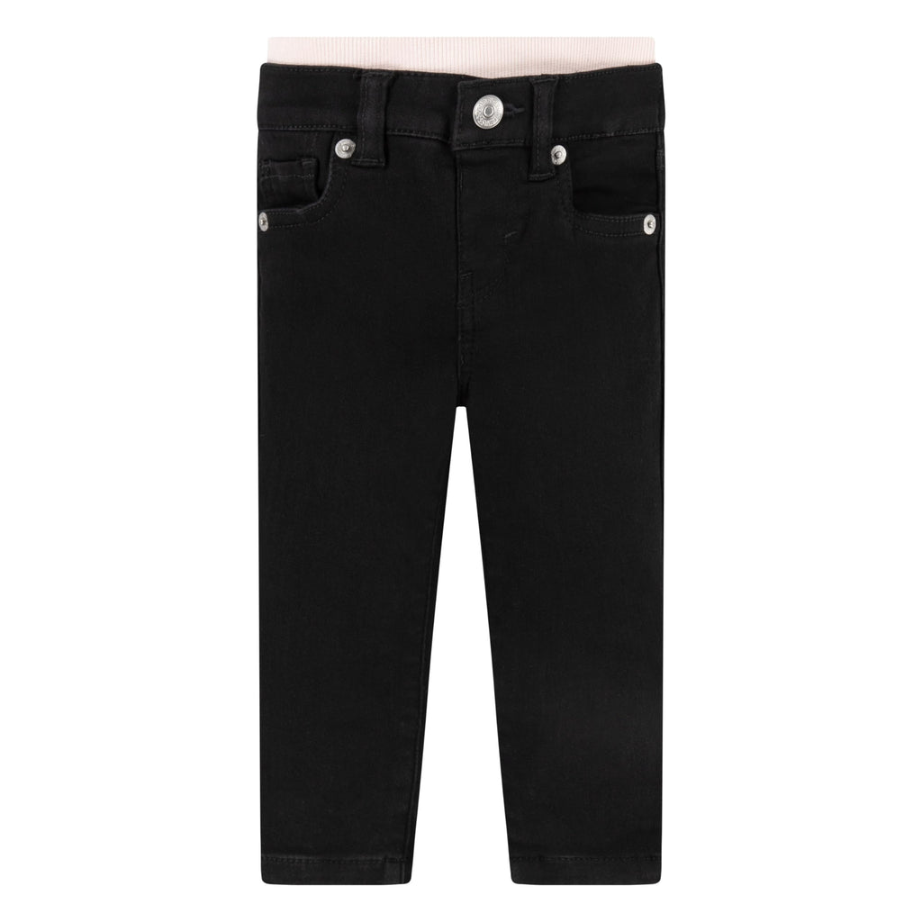 Levi's | Jeans Slim Denim Negro Elástico Cintura Elástica Bebé Niño (3M - 4T) (Copia)