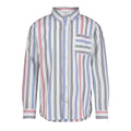 Tommy Hilfiger | Camisa Casual Manga Larga Rayas Verticales Multicolor Niño (8T - 16T)