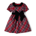 Gymboree Vestido de Fiesta a Cuadros Salsa para Niñas (18M - 12T)
