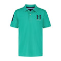 Tommy Hilfiger | Polo Piqué Matt Manga Corta Verde Aqua Niño  (8T - 16T)