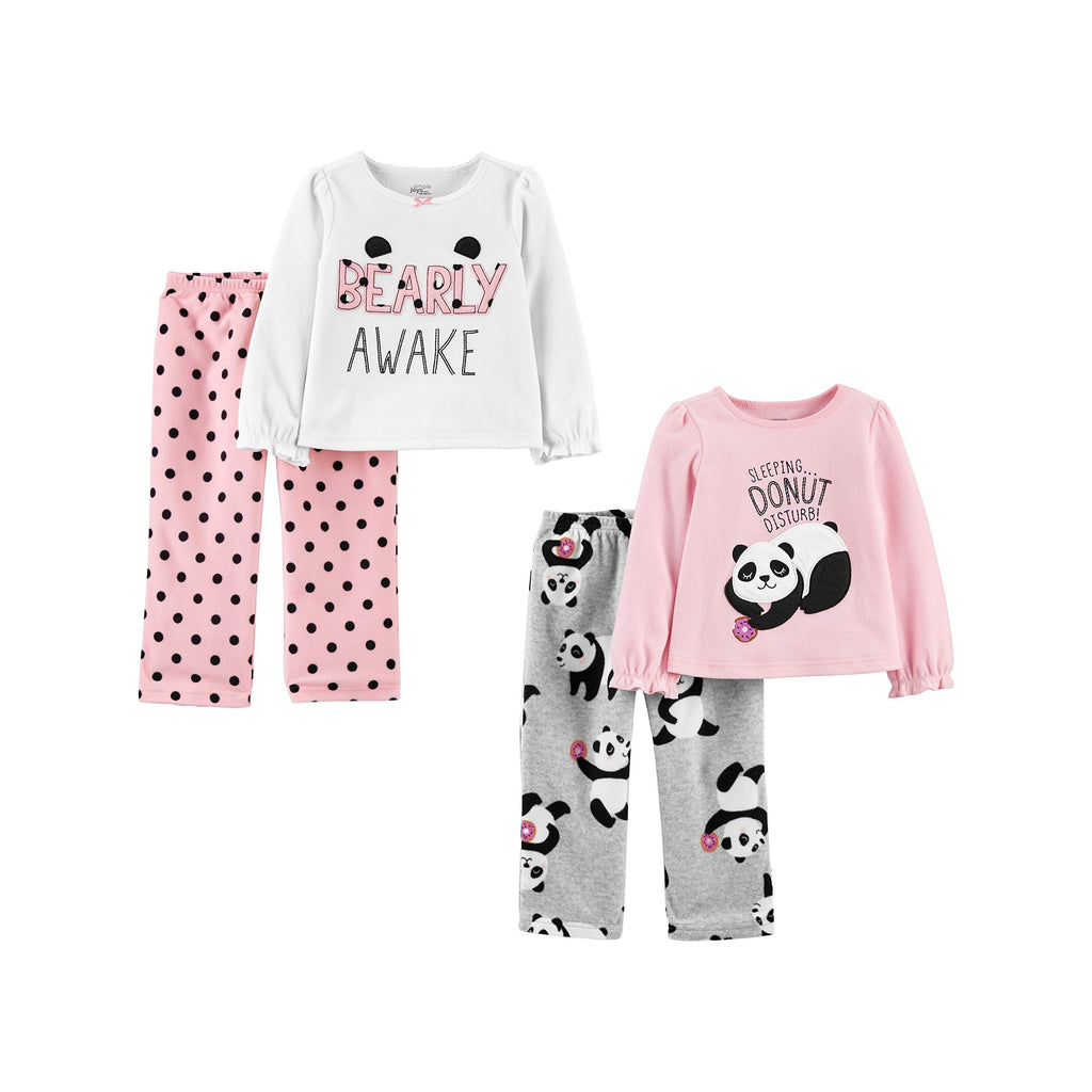 Simple Joys by Carter's Conjunto de Pijama 4 Piezas Panda “Bearly Awake” (Solo 12M)