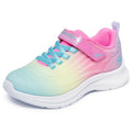 Skechers - Tenis Deportivos Repelentes al Agua  Girls' Microspec Advance con Cierre Adaptable para Niña (Degradado Pastel/Rosa) (Talla 27 - 36)