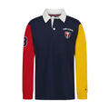 Tommy Hilfiger | Rugby Manga Larga Color Block Azul Marino Niño  (8T - 16T)