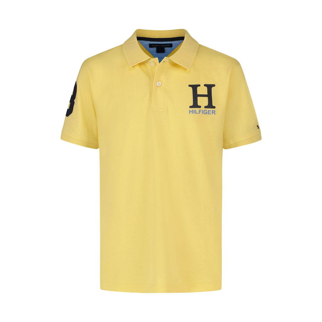 Tommy Hilfiger | Polo Piqué Matt Manga Corta Amarillo Niño (Solo 14-16T)