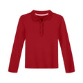 Nautica Polo Niña | Rojo • Manga Larga con Volantes