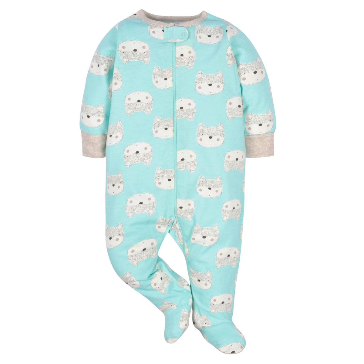 Gerber | Paquete 4 Pijamas Sleep N' Play con Pies Bebé Niño