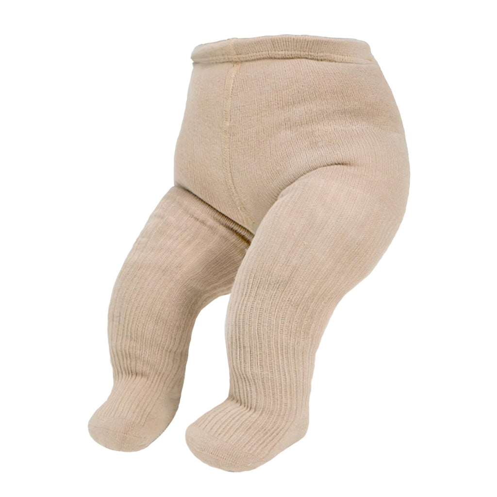 Malla Punto Trenzado Cable Knit American Trends | Sin Costura + Algodón Premium + Beige | Recién Nacida 0-12 Meses