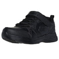 Skechers - Tenis Escolares Deportivos Glimmer Kicks con Ajuste de Velcro y Cordones Elásticos para Niños (Negro) (Talla 27 - 37)