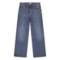 Jean Wide Leg Tiro Alto Levi's | Pacific Highway + Costuras Doradas + Parche Cuero Icónico | Niña (7T - 16T)