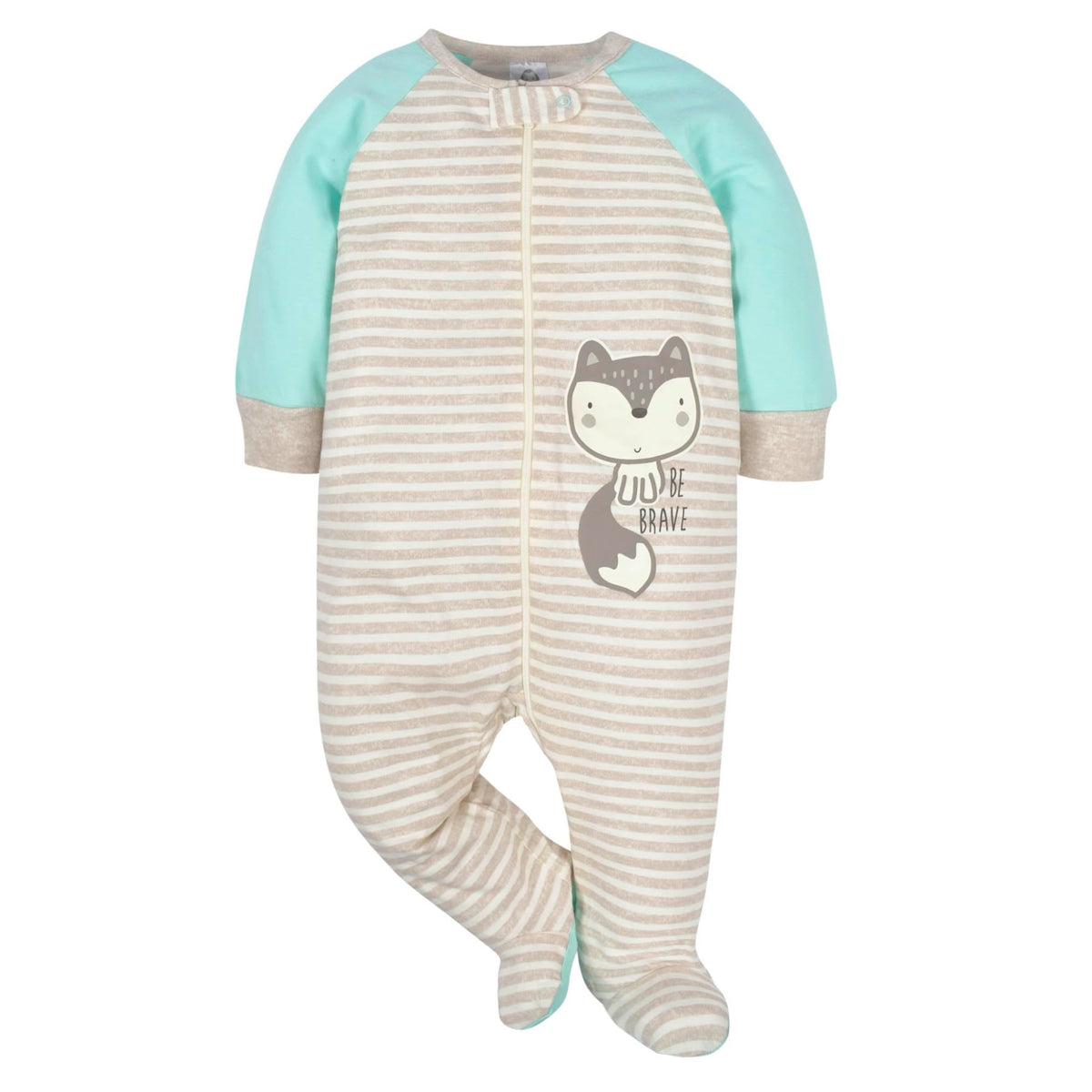 Gerber | Paquete 4 Pijamas Sleep N' Play con Pies Bebé Niño