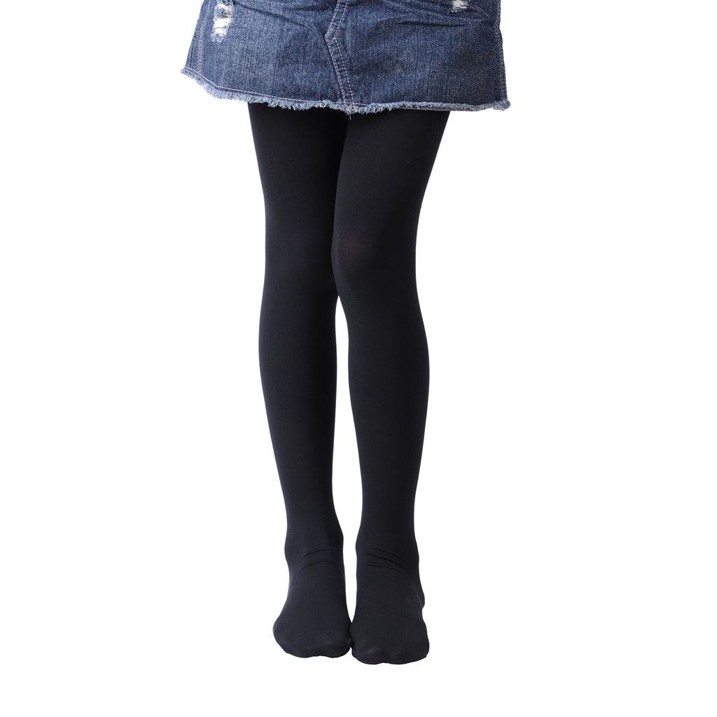 Mallas Ballet Nina 1 Par Opaco Ultra Suave Sin Costuras Nailon Elastano Negro Casual (2 - 13T)