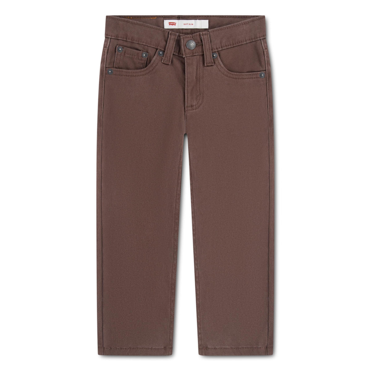 Levi's Pantalón 511 Slim Niño | Marrón Chocolate