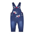 Overol Peto de Mezclilla Peacolate | Hadas Bordadas + Estrellas | Denim Azul | Niña/Bebé (3M-3A)