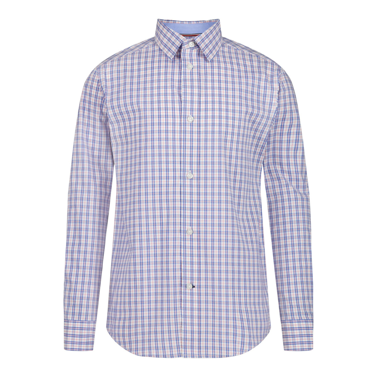Tommy Hilfiger | Camisa de Vestir Manga Larga Cuadros Multicolor Niño (Solo 10T)