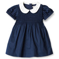 Amazon Essentials x Sofia Grainge | Vestido Satén Algodón Niña - Azul Marino