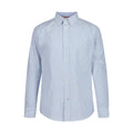 Tommy Hilfiger | Camisa de Vestir Manga Larga Rayas Azul Medio Niño  (8T - 16T)