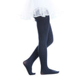 Mallas Ballet Nina 1 Par Opaco Ultra Suave Sin Costuras Nailon Elastano Azul Marino Baile Escolar Formal (2 - 13T)